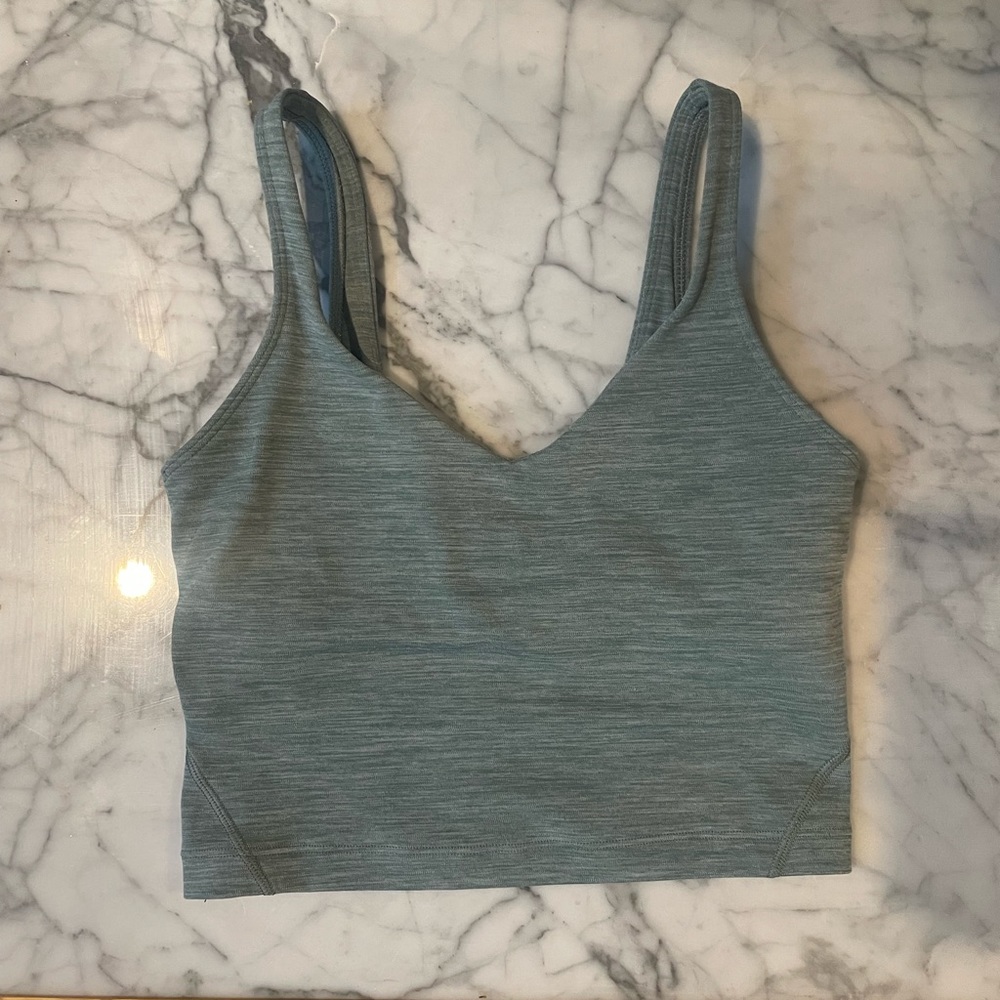 Lululemon Align Crop Tank Tide Water Teal Size 2